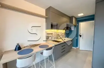 Apartamento com 1 quarto para alugar na rua melo palheta, 165, água branca, são paulo, 27 m2 por r$ 3.000