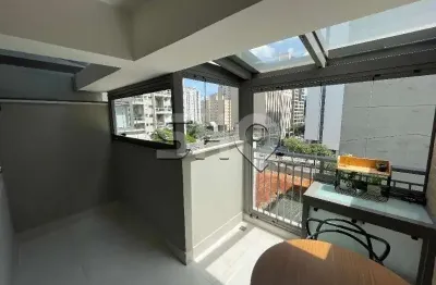 Apartamento com 1 quarto à venda na avenida chibarás, 75, moema, são paulo, 27 m2 por r$ 530.000