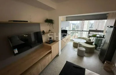 Apartamento com 1 quarto para alugar na rua joão de lacerda soares, 31, jardim das acacias, são paulo, 30 m2 por r$ 4.700