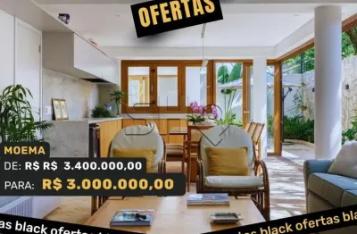 Casa com 3 quartos à venda na avenida iraí, 1538, moema, são paulo, 420 m2 por r$ 3.000.000