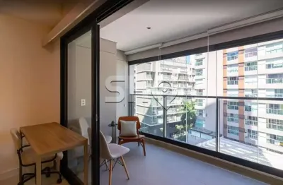 Apartamento com 1 quarto para alugar na avenida açocê, 50, indianópolis, são paulo, 30 m2 por r$ 4.200