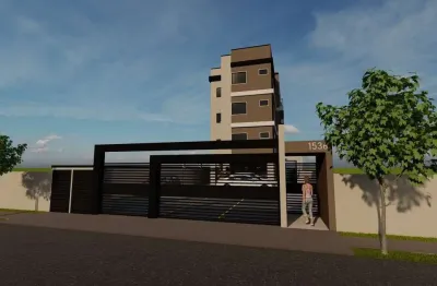 Apartamento para venda em são josé dos pinhais, parque da fonte, 2 dormitórios, 1 suíte, 2 banheiros, 1 vaga