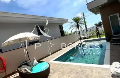 Casa em condomínio fechado com 3 quartos à venda na estrada municipal pln-360, 381, terras do cancioneiro, paulínia, 390 m2 por r$ 2.128.000