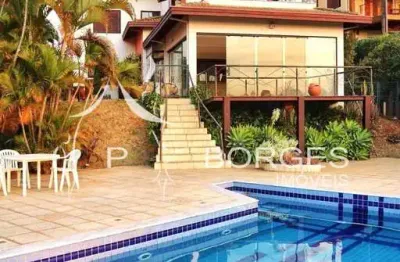 Casa em condomínio fechado com 4 quartos para alugar na estrada do jequitibá, 258, pinheiro, valinhos, 344 m2 por r$ 11.500