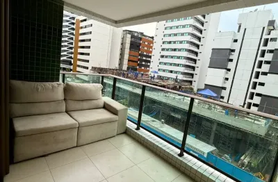 Apartamento com 3 suítes completo de armários na praia de jatiuca