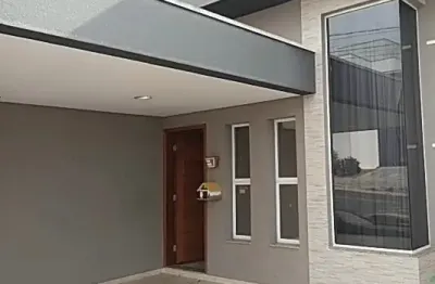 Casa térrea com 3 dormitórios e ar condicionado no condomínio montreal