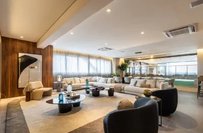 Lindo apartamento com piscina na varanda, na avenida ricardo paranhos