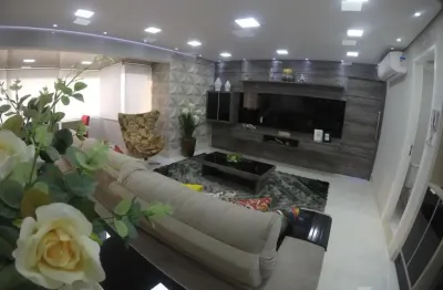 Apartamento 128m² á venda - 3 dormitórios - varanda gourmet -  centro - santo andré - sp