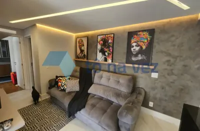 Apartamento 61m² à venda com varanda gourmet  - 2 dormitórios-  silveira - santo andré - sp