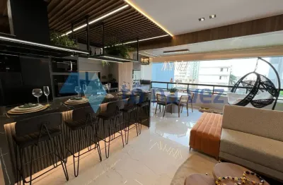 Apartamento 112m² à venda com varanda gourmet, 3 dormitórios no jardim - santo andré - sp