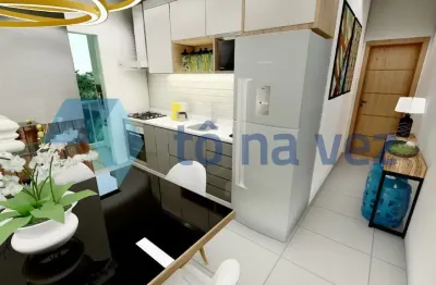 Apartamento à venda com 46m² e 2 dormitórios em santa maria - santo andré - sp