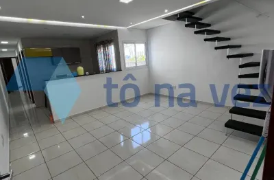 Cobertura à venda com 121m² e 3 dormitórios na vila pires - santo andré - sp