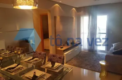 Apartamento à venda com 63m², 2 dormitórios e varanda gourmet no campestre - santo andré - sp