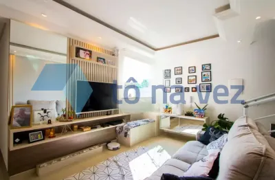 Cobertura com 138m² à venda, 3 dormitórios e espaço gourmet no jardim bela vista - santo andré - sp