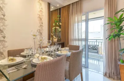 Apartamento 80m² à venda, 3 dormitórios na vila caminho do mar
