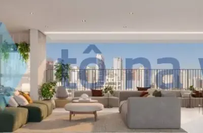 Apartamento 198m² à venda com 3 dormitórios e varanda gourmet no ibirapuera, são paulo - sp