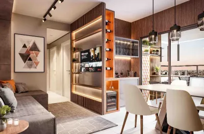 Apartamento 93m² à venda com 3 dormitórios e varanda gourmet no campestre, santo andré