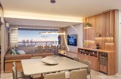 Apartamento 151m² à venda, 3 dormitórios - varanda gourmet em jardim do mar, são bernardo