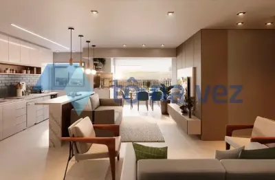Apartamento 110m² à venda com 3 dormitórios e varanda gourmet em centro, são caetano do sul - sp