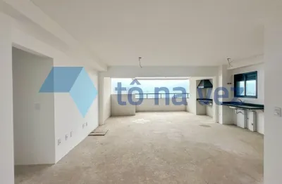 Apartamento 122m² à venda com 3 dormitórios e varanda gourmet na vila assunção, santo andré - sp