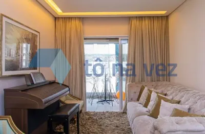 Apartamento mobiliado 113m² à venda com 3 dormitórios e varanda gourmet em centro, são bernardo