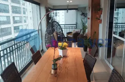 Apartamento mobiliado com 180m² 3 suítes e varanda gourmet em nova petrópolis, são bernardo do campo
