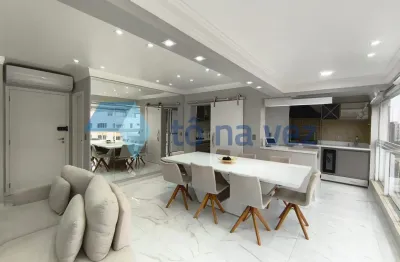 Apartamento 113m² à venda com 3 dormitórios e varanda gourmet em santo antônio, são caetano do sul