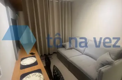 Apartamento mobiliado 37m² à venda com 2 dormitórios em vila valparaíso, santo andré