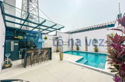 Sobrado 389m² à venda com 3 dormitórios em Vila Pires, Santo André - SP