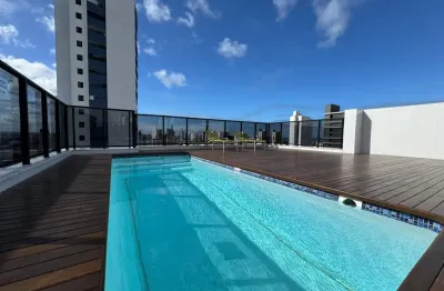 Apartamento Novo  Para Alugar Em Manaira Semi-Mobiliado  Com Três Vagas de Garagem