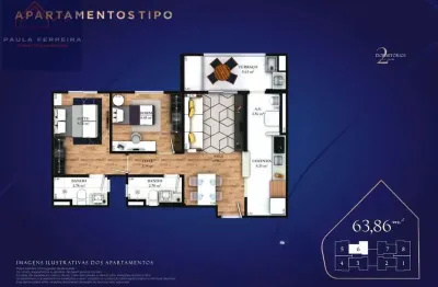 2 dorms c/ varanda gourmet - prédio novo - entrega junho/26 - lazer completo