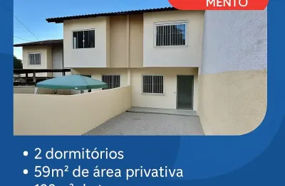 Sobrado em potecas, são josé sc - amplo terreno e melhor valor. financiável
