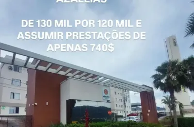 Apartamento a venda por contrato de gaveta no vale verde, bela vista - palhoça!residencial azaléias