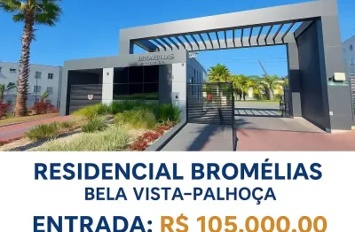 105 mil de entrada e assume financiamento ️venda apartamento por contrato de gaveta ️  bela vista-residencial bromélias