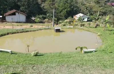 Lindo sítio de 5 hectares sendo 100x500 no bairro espanha, três riacho biguacu com casa.