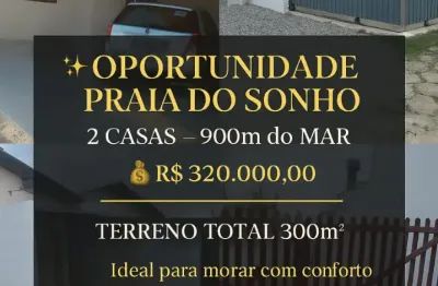 (não financia) seu novo lar  praia do sonho palhoça sc - 300 m2 de área total