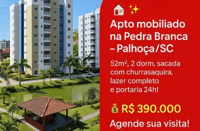 Apartamento com 2 quartos à venda na Rua João Bernadino da Rosa, 901, Pedra Branca, Palhoça