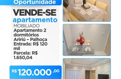 Apartamento mobiliado no condomínio ilhas gregas – aririú | palhoça/sc