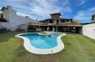 Casa com 4 dormitórios à venda, 478 m² por r$ 6.500.000,00 - geribá - armação dos búzios/rj