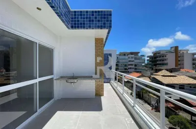 Cobertura com 1 dormitório à venda, 54 m² por r$ 545.000 - braga - cabo frio/rj