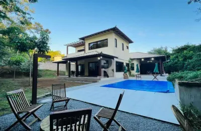 Casa com 4 dormitórios à venda, 450 m² por r$ 2.650.000,00 - geribá - armação dos búzios/rj