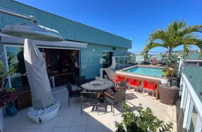Cobertura com 4 dormitórios à venda, 270 m² por r$ 2.450.000,00 - algodoal - cabo frio/rj