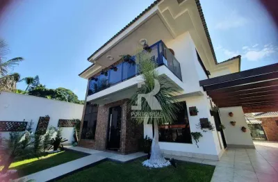 Casa com 3 dormitórios à venda, 250 m² por r$ 2.450.000,00 - praia do siqueira - cabo frio/rj