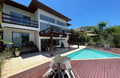 Casa com 6 dormitórios à venda, 576 m² por r$ 4.500.000,00 - ferradura - armação dos búzios/rj