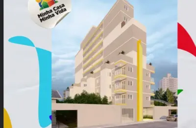 Apartamento de 52m² com varanda de 19m²! compre com 40 mil de entrada!
