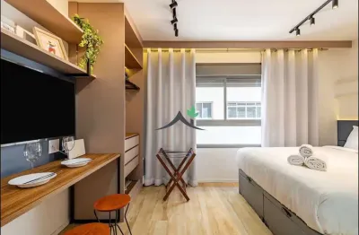Apartamento com 1 quarto à venda na rua mário amaral, 311, paraíso, são paulo, 21 m2 por r$ 450.000