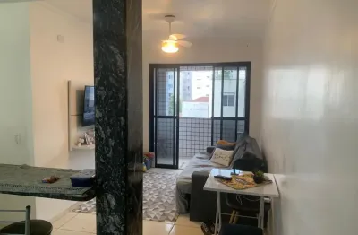 Apartamento 2 dormitorios - 200 metros da praia do itarare - sao vicente sp