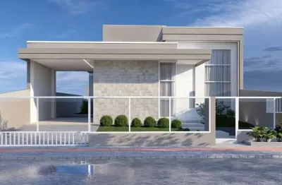 Casa nova com design moderno e acabamento premium bela vista - palhoça