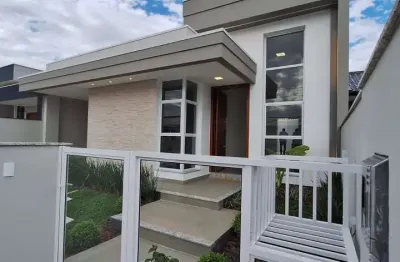 Casa nova com design moderno e acabamento premium bela vista - palhoça