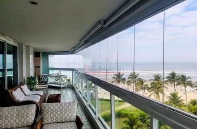 Apartamento com 4 dormitórios à venda, 257 m² por r$ 10.000.000,00 - riviera módulo 6 - bertioga/sp